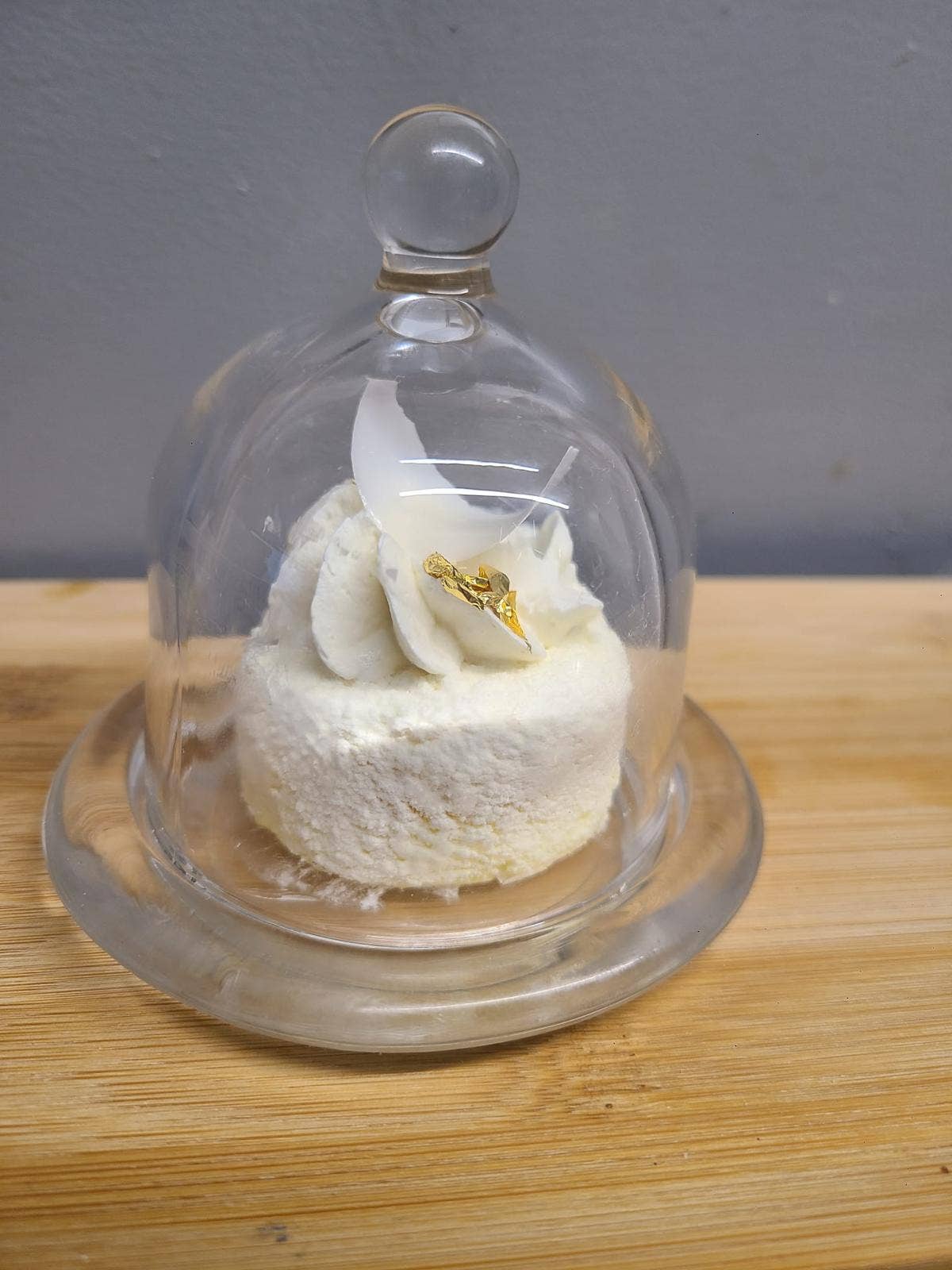 Glass Cake Stand with Dome – Plate & Cover Set