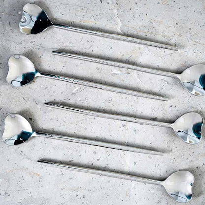 Hammered Heart Spoon – Stainless Steel