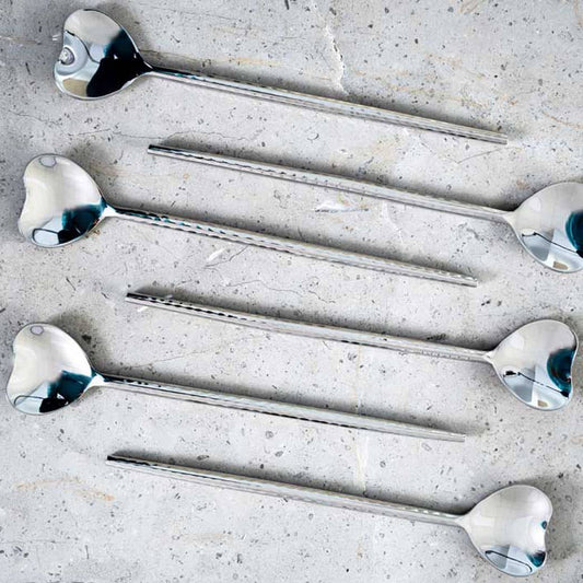 Hammered Heart Spoon – Stainless Steel