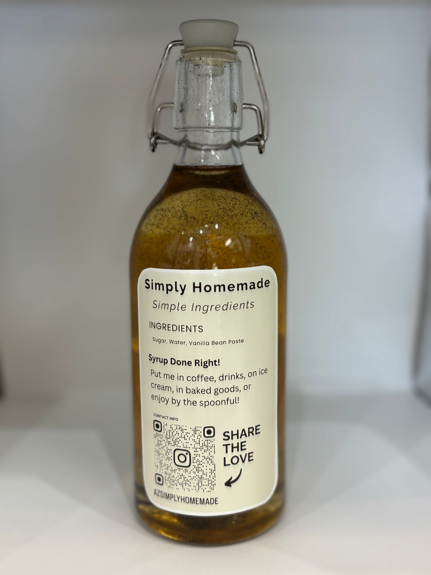 Coffee Syrup - Vanilla Bean