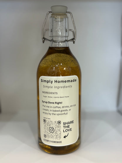 Coffee Syrup - Vanilla Bean