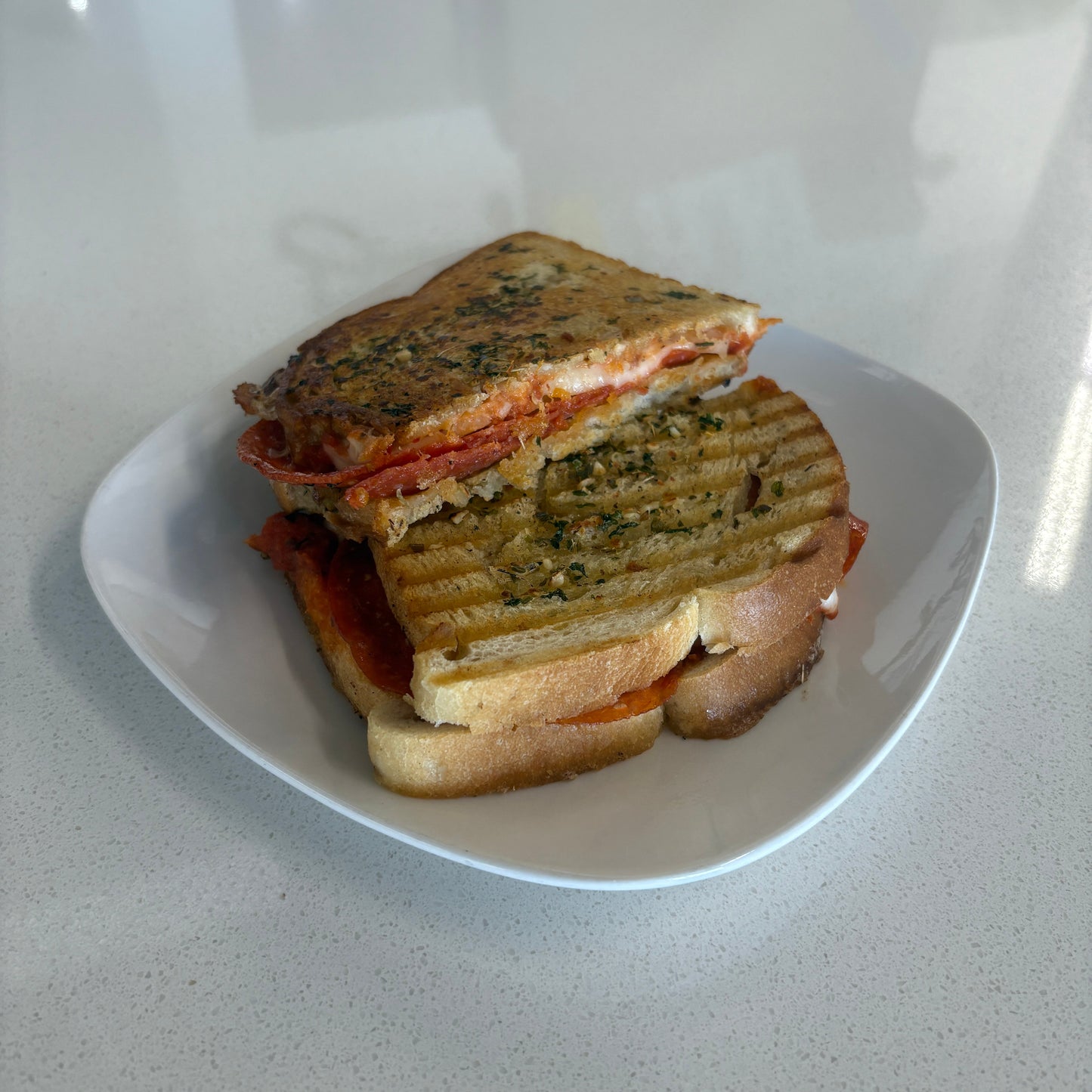 Pepperoni Pizza Sandwich