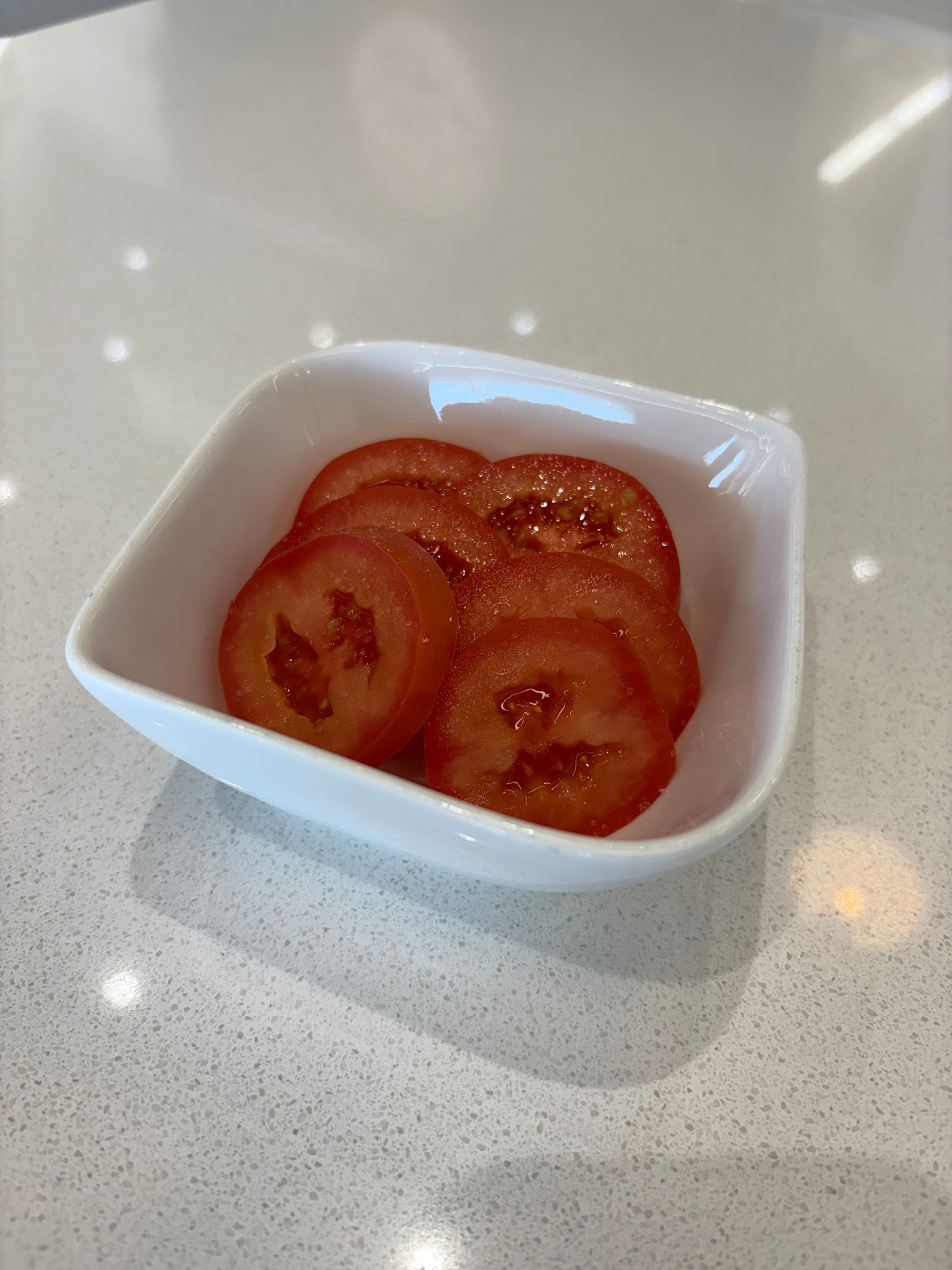 Sliced Salted Tomatoes