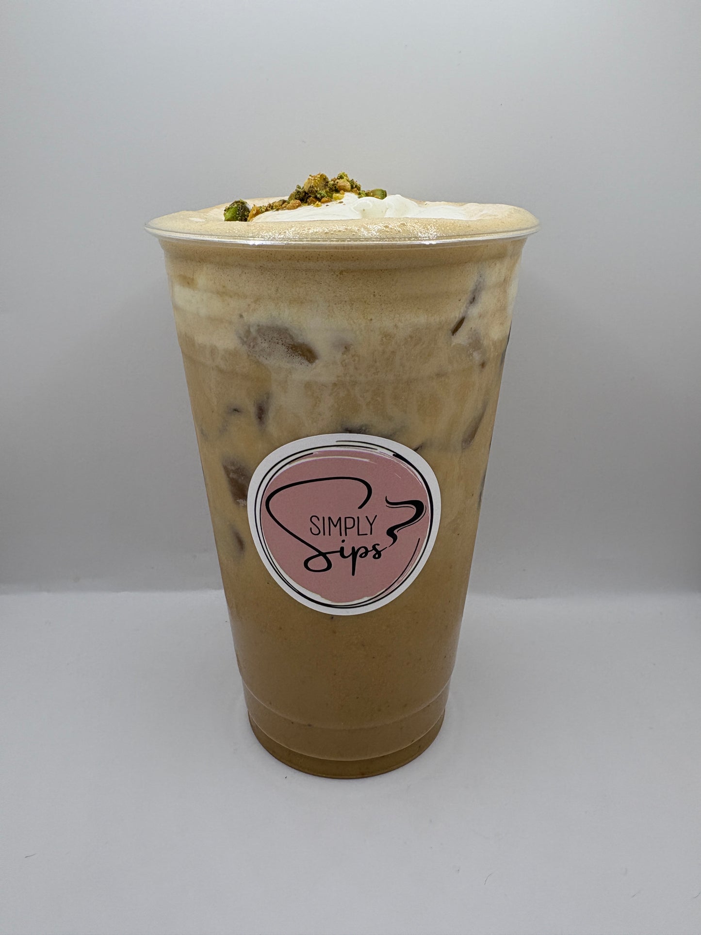 Iced Pistachio Cold Foam Latte