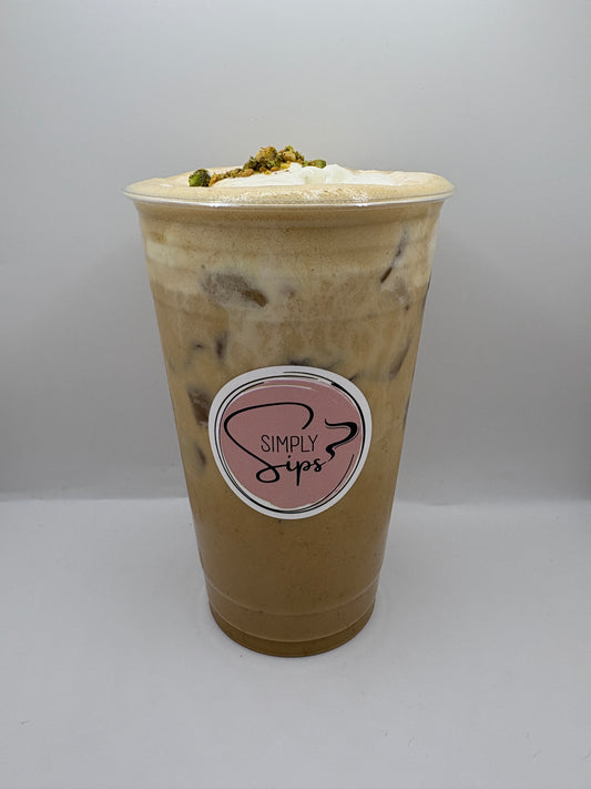 Iced Pistachio Cold Foam Latte