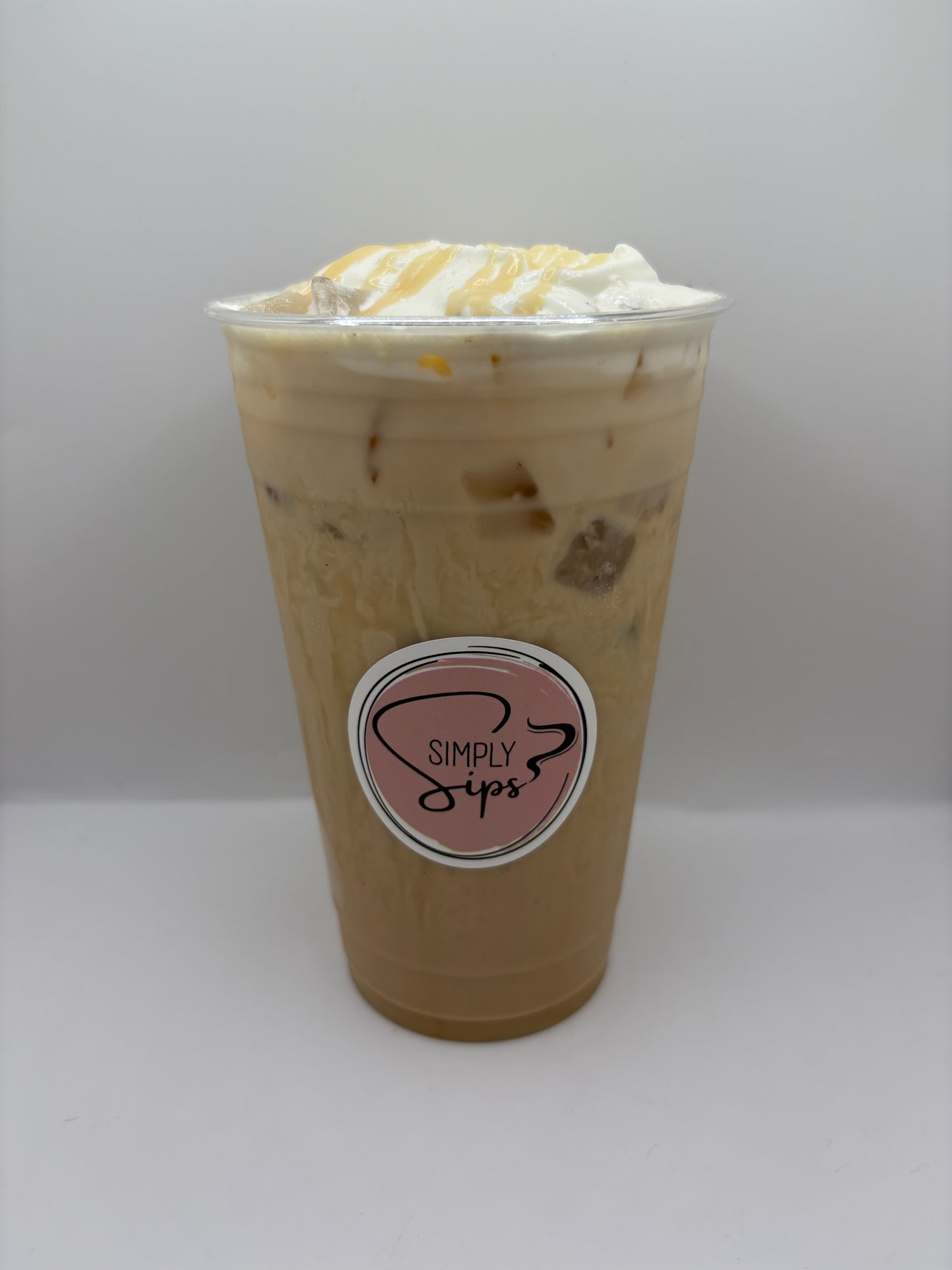 Iced Salted Caramel Vanilla Latte